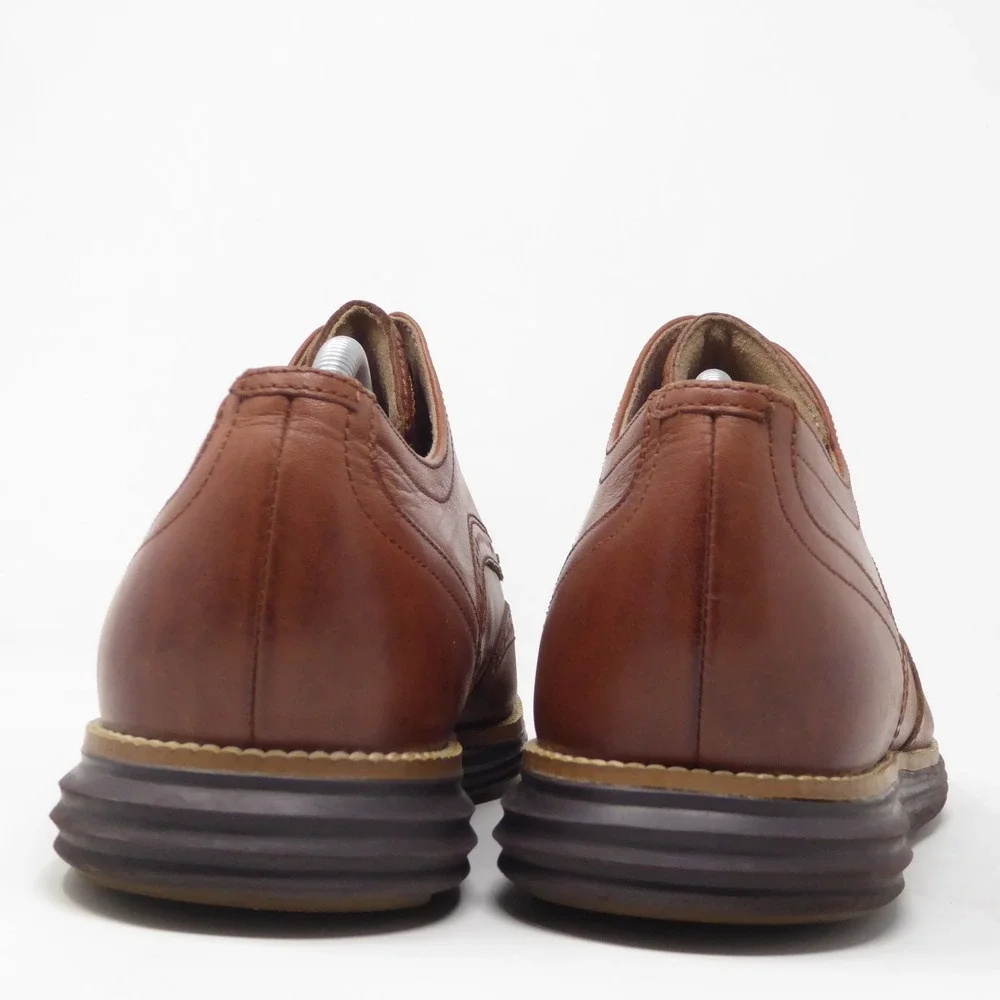 Cole Haan Mens Original Grand Wingtip Oxford British Tan Leather C26472 10.5M